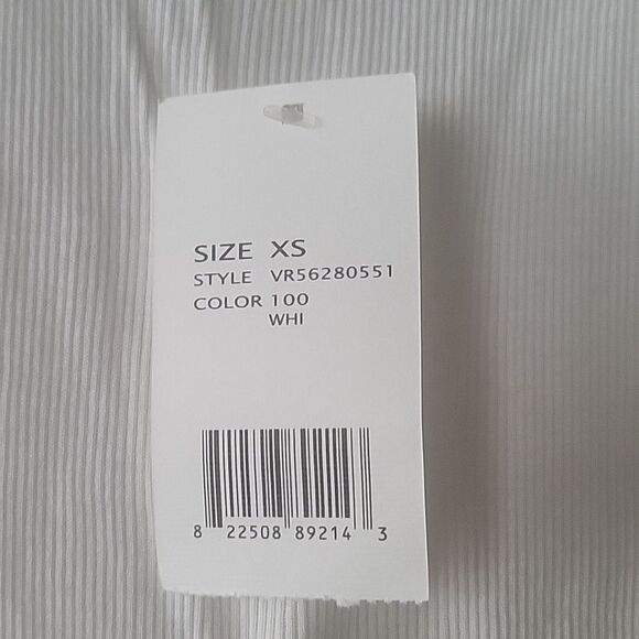 NWT XS White Vince Favorite Tank Modal Jersey Fitted Basic Soft BalletCore Long - Picture 4 of 10